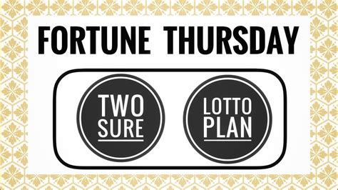 2 live banker for today lotto|Fortune Thursday Lotto ( ( Live Banker And Two Sure )) .